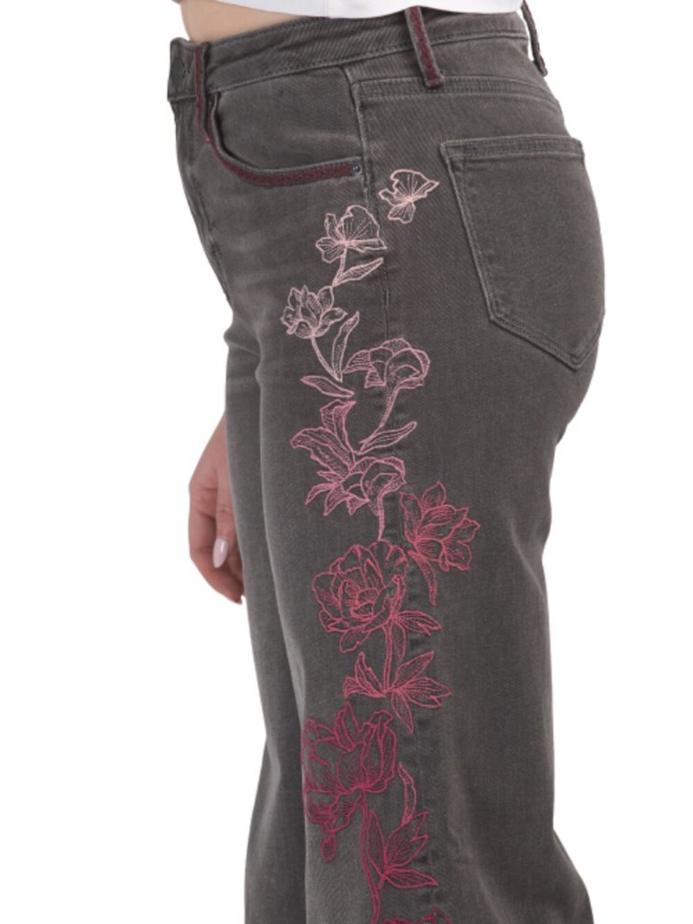 DRIFTWOOD JEANS Mona X Blush Etched Jeans - Picture 3 of 3